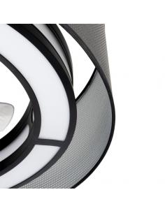 Ventilador Dc 58w Anastasia Negro/plata 8 Aspas 60d 5900lm 6 Vel. 3 Colores Remoto,memoria,temporizador 2