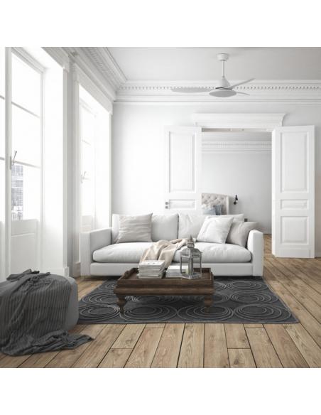 Photo Fan Dc White Yael 72w 3000-4000-6000k 122d 7200lm 3 Blades, Remote+timer+memory