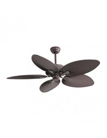 Photo Fan Dc Borasco 24w Brown 5 Asp.6 Vel.132d 2950lm Remote.Memory And Temp.3000-4000-6000K
