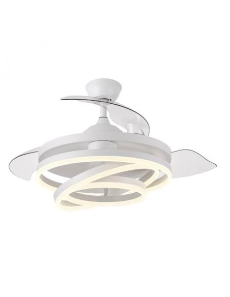 Photo Fan 72w Dc Kai White 3 Blades Transp. 6 Speed. 3 Colors 43/58x50/107 C/remote, memory Y temp. 6120lm