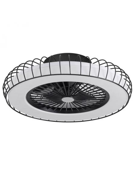 Photo Fan DC Tania 72w Gray Wood 5 Blades 6 Speeds 3col Remote, memory, reg. Intensity, timer 6120lm 70d
