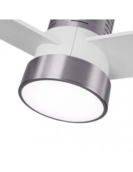 Photo Fan Dc Teo 24w 2950lm Nickel 3Asp White 32x139d 3000-4000-6000k C/remote, Memory And Timer