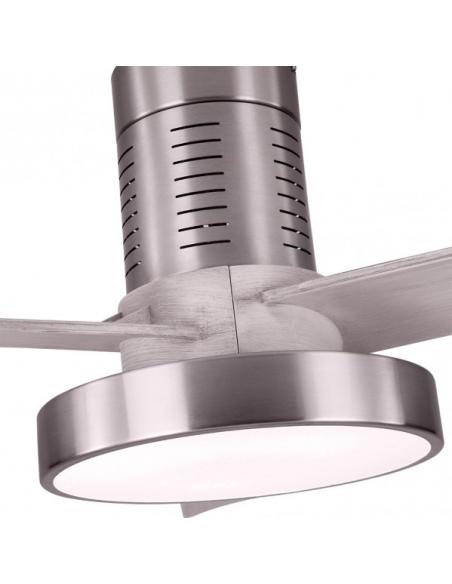 Photo Fan Dc Pax 40w 3200lm Nickel 3 Blades Gray 32x139d 3000-4000-6000k C/remote, Memory And Timer