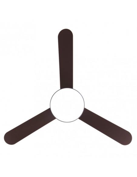 Photo Fan Dc Umi 24w Brown 3 Blades Rev. Brown/beech 132d 2950lm 3000-4000-6000k 2 Seatposts W/remote, Memory And Timer