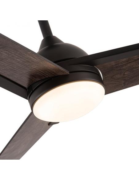 Photo Fan 22w Dc Argestes Black 3 Blades Gray 6Speeds 3Colors 2180lm 132D C/remote, Memory And Timer