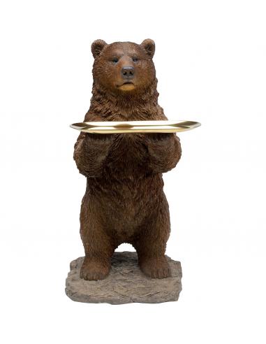 Figura deco oso bandeja 62cm - Kare