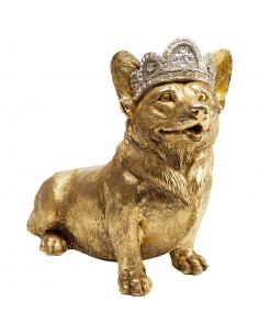 Figura deco Corgi real oro...