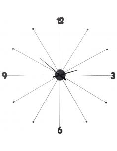 Black minimalist wall clock...