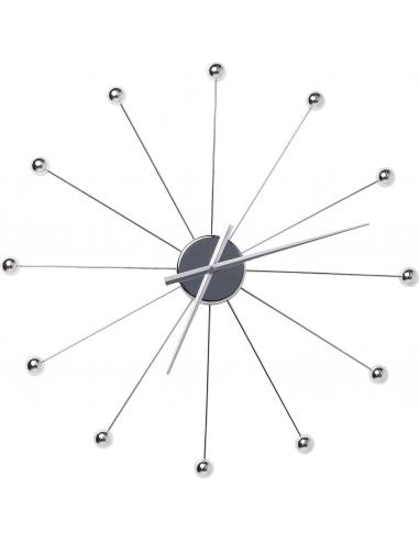 Minimalist Chrome Wall Clock - KARE...