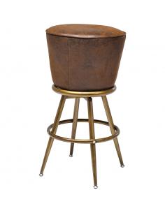 Taburete bar marrón oro...