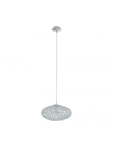 EGLO 95286 - CLEMENTE Living Room Lamp in Chrome Steel and Glass