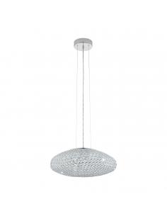 EGLO 95287 - CLEMENTE Living Room Lamp in Chrome Steel and Glass