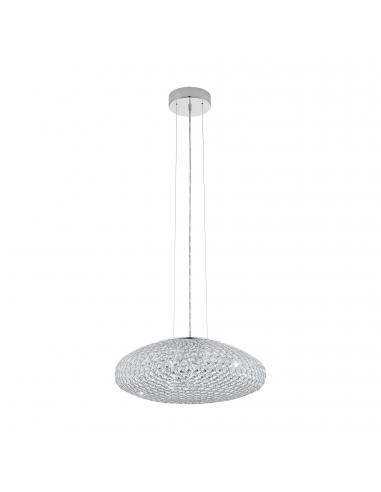 EGLO 95287 - CLEMENTE Living Room Lamp in Chrome Steel and Glass
