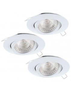 EGLO 95357 - TEDO 1 Lámpara Empotrable LED en Fundición de aluminio blanco