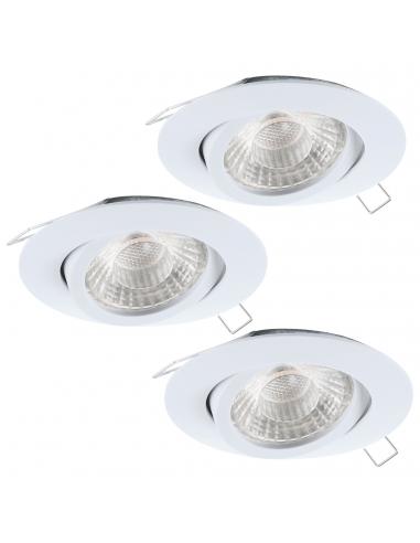 EGLO 95357 - TEDO 1 LED Recessed Lamp in white cast aluminum