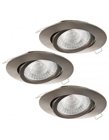 EGLO 95359 - TEDO 1 LED Recessed Lamp in Nickel-matt Cast Aluminum