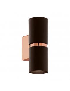 EGLO 95371 - PASSA LED Wall Light in Brown, Copper Steel