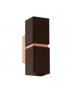 EGLO 95379 - PASSA LED Wall Light in Brown, Copper Steel