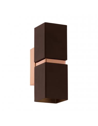 EGLO 95379 - PASSA LED Wall Light in Brown, Copper Steel