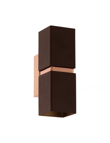 EGLO 95379 - PASSA LED Wall Light in Brown, Copper Steel