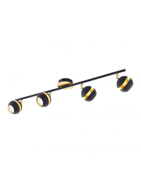 EGLO 95485 - NOCITO Living Room Lamp in black steel, gold