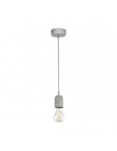 EGLO 95522 - SILVARES Living Room Lamp in Gray Steel and Concrete