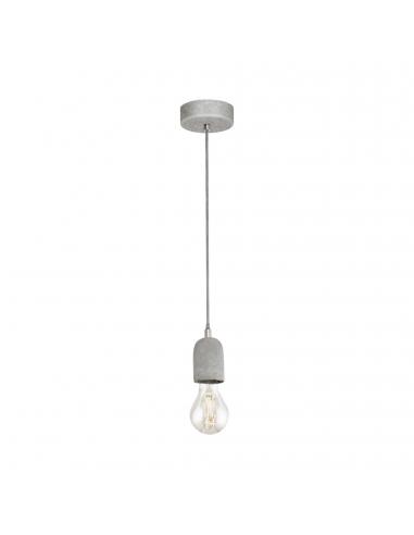 EGLO 95522 - SILVARES Living Room Lamp in Gray Steel and Concrete