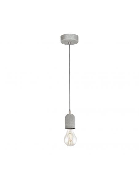 EGLO 95522 - SILVARES Living Room Lamp in Gray Steel and Concrete
