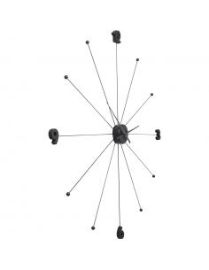 Black minimalist wall clock... 2