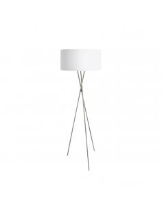EGLO 95539 - FONDACHELLI Living Room Lamp in Matte Nickel Steel and Textile
