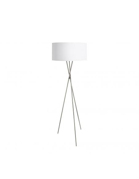 EGLO 95539 - FONDACHELLI Living Room Lamp in Matte Nickel Steel and Textile