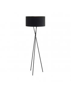 EGLO 95541 - FONDACHELLI Living Room Lamp in Black Steel and Textile