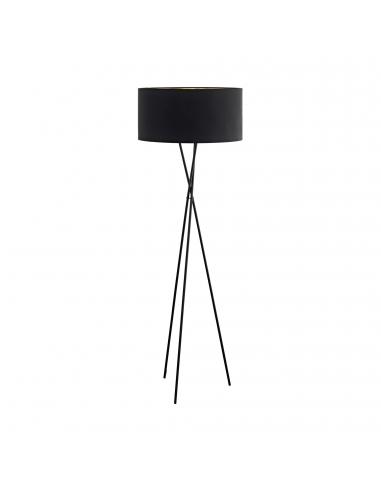 EGLO 95541 - FONDACHELLI Living Room Lamp in Black Steel and Textile