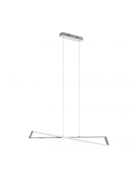 EGLO 95566 - AGRELA LED pendant lamp in Steel, chrome aluminum and Acrylic