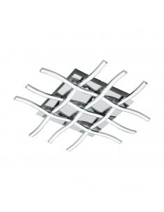 EGLO 95569 - LASANA 1 LED Ceiling Light in Chrome Steel and Acrylic