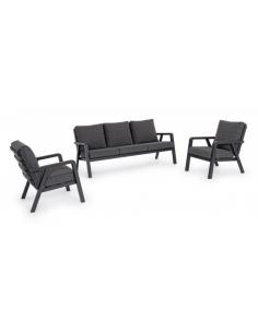 Set with anthracite cushion jx55 - BIZZOTTO truman