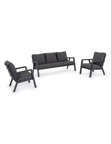 Set with anthracite cushion jx55 - BIZZOTTO truman