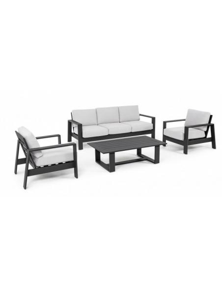 Set with anthracite cushion yk13 - BIZZOTTO baltic