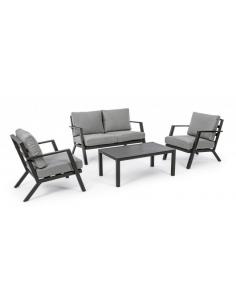 Anthracite yk13 sofa set with cushion - BIZZOTTO harley