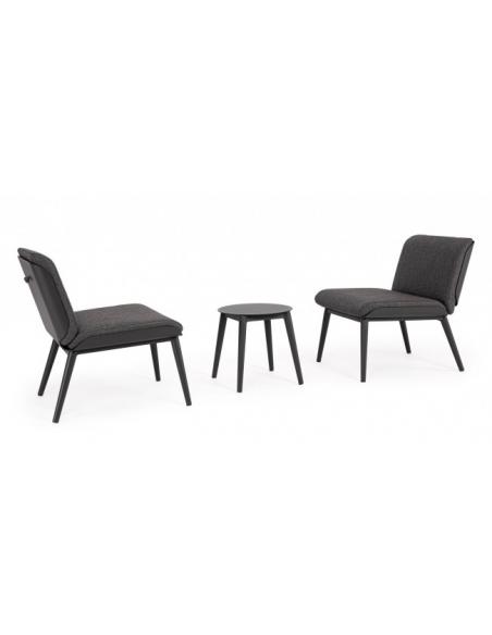 Set with anthracite cushion wg21 - BIZZOTTO isabela