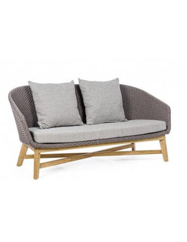 2-seater sofa with stone cushion - BIZZOTTO coachella
