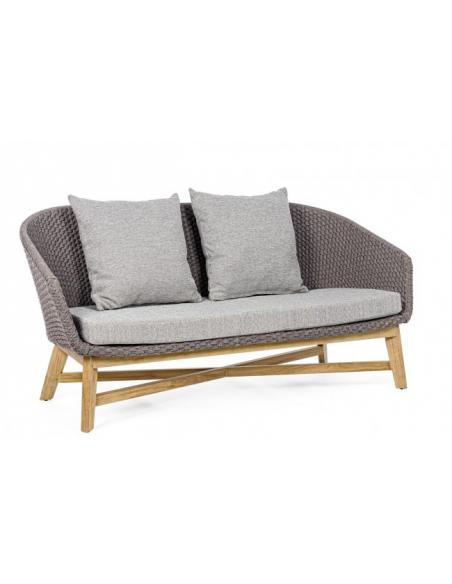 2-seater sofa with stone cushion - BIZZOTTO coachella