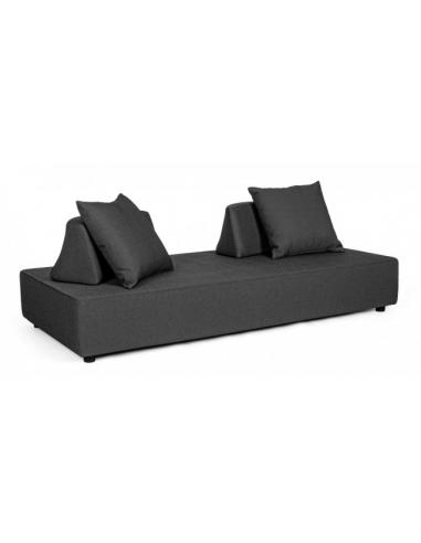 Sofa with anthracite cushion - BIZZOTTO piper