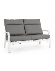 2-seater reclining sofa with white cushion - BIZZOTTO kledi