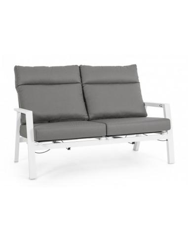 2-seater reclining sofa with white cushion - BIZZOTTO kledi