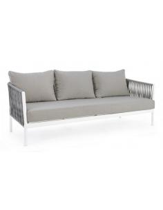 3-seater sofa with white cushion wg20 - BIZZOTTO Florence