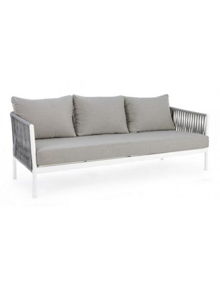 3-seater sofa with white cushion wg20 - BIZZOTTO Florence