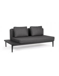 2-seater lounge sofa anthracite wg21 - BIZZOTTO matrix