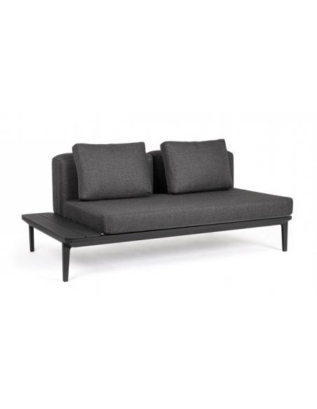 2-seater lounge sofa anthracite wg21 - BIZZOTTO matrix