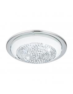 EGLO 95639 - ACOLLA LED ceiling light in Chrome Steel and Glass with crystals